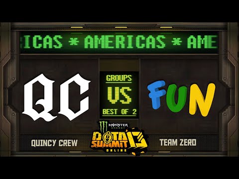 Quincy Crew vs Team Zero Game 1 - Monster Energy Dota Summit 13 Online NA/SA: Groups- rkryptic,Neph