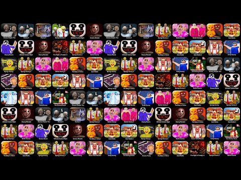 ALL GRANNY - Granny 2,3,4,Granny Remake,Sponge Granny 3,Ultimate Custom Night,Dark Riddle 3