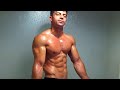 young bodybuilder showing his pumped muscle | flexing muscle | worship