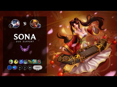 Sona Support vs Brand - EUW Master Patch 12.10
