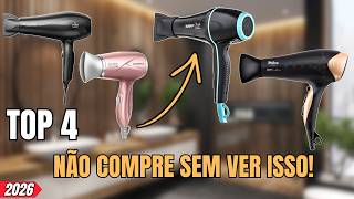 TOP 4 Melhores SECADORES DE CABELO De 2026 | Do Custo Benefício ao Profissional!