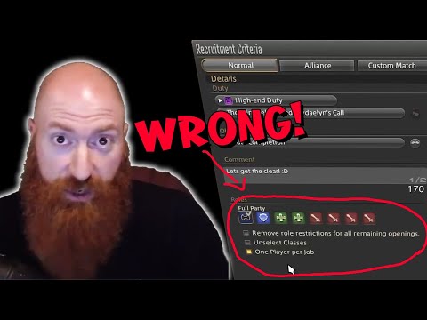 You are Using Party Finder Wrong - Xeno Explains the 5% Rule (FFXIV)