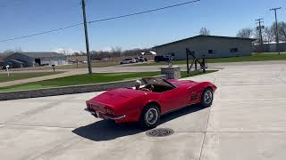 1970 Chevrolet Corvette Convertible Driving Away Video