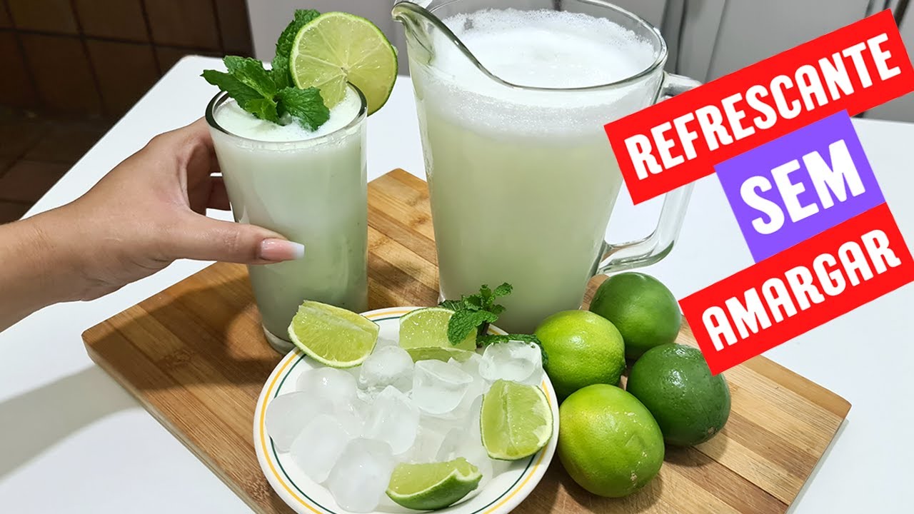SEM AMARGAR LIMONADA SUIÇA O JEITO CERTO DE FAZER