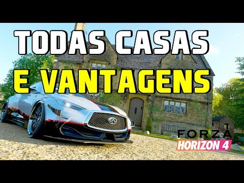 Forza Horizon 4 All HOUSES and their PERKS