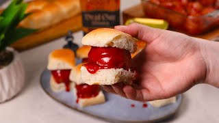 Spam Brand x Rogue Ales and Spirits Meatball Sliders