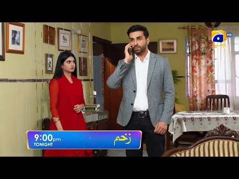 Zakham Episode 24 Promo | Sehar Khan | Aagha Ali | Tonight at 9:00 PM only on Har Pal Geo