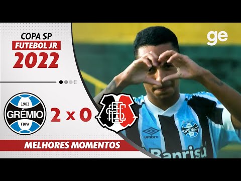Gols e lances de Grêmio x Santa Cruz