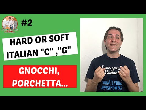 Hard Soft C G | Italian Pronunciation | Basic Rules 2 Subs