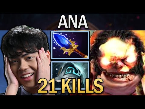 Pudge Dota 2 Gameplay Ana with 21 Kills and Vanguard