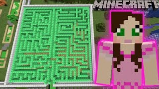Minecraft: THE EMERALD MAZE - MINE PARK - Custom Map [2]