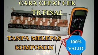 Download lagu QUICK WAY TO CHECK IF A TR IS SHORT OR STILL GOOD #trending #poweramplifier #audioamplifier mp3