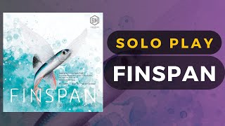 Finspan Board Game Full Solo Gameplay | DaniCha