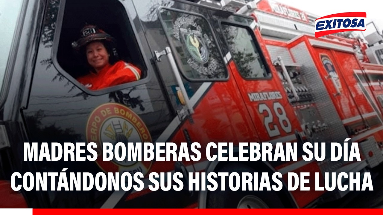 🔴🔵 Madres bomberas celebran su día contándonos sus historias de lucha