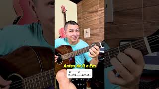 🎸Esse RIFF LINDO de LIGAÇÃO no VIOLÃO vai viciar você: D G Em A