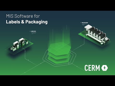 CERM MIS Software for label and packaging printers