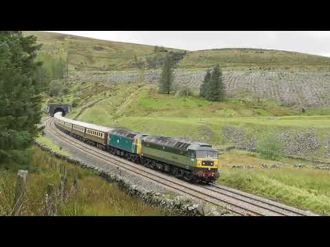Class 47 and Class 47 D1924 Crewe Diesel Depot at Blea Moor Tunnel 28.9.2019