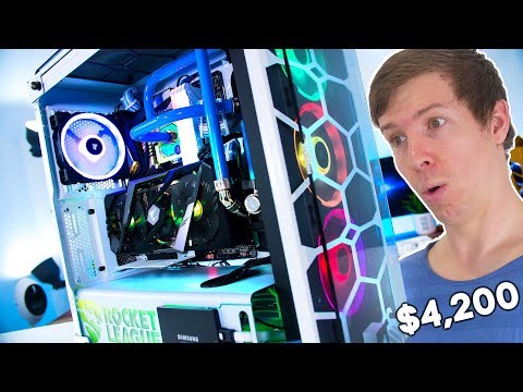 $4200 RTX 2080 ti WATER COOLED Gaming PC - Time Lapse Build 2019