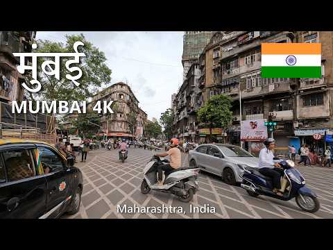 Driving busy Road of Mumbai - 4K Evening Driving Tour