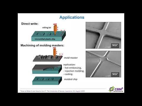 2019 CBM2 Workshop - Hupert Micromachining Using High Precision Micromilling