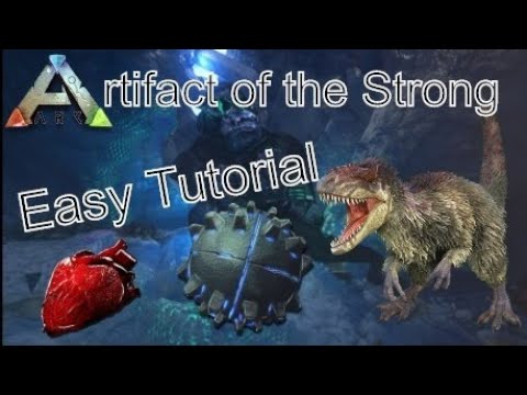 How to get the Artifact of the Strong In ARK (Easy Way on The Island)!!
