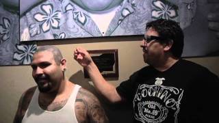 Hardcore fan with Tattoo of me on his head! Wow. - Gabriel Iglesias