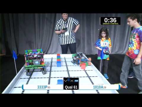 2015 VEXIQ Elem Q61 -  (3333P 1010A) 55 - VEX-IQ Elementary School-VEX Worlds 2015