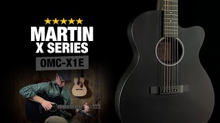 Video thumbnail for Martin OMC-X1E - Jet Black X Series Price-Point Guitar by Acoustic Letter
