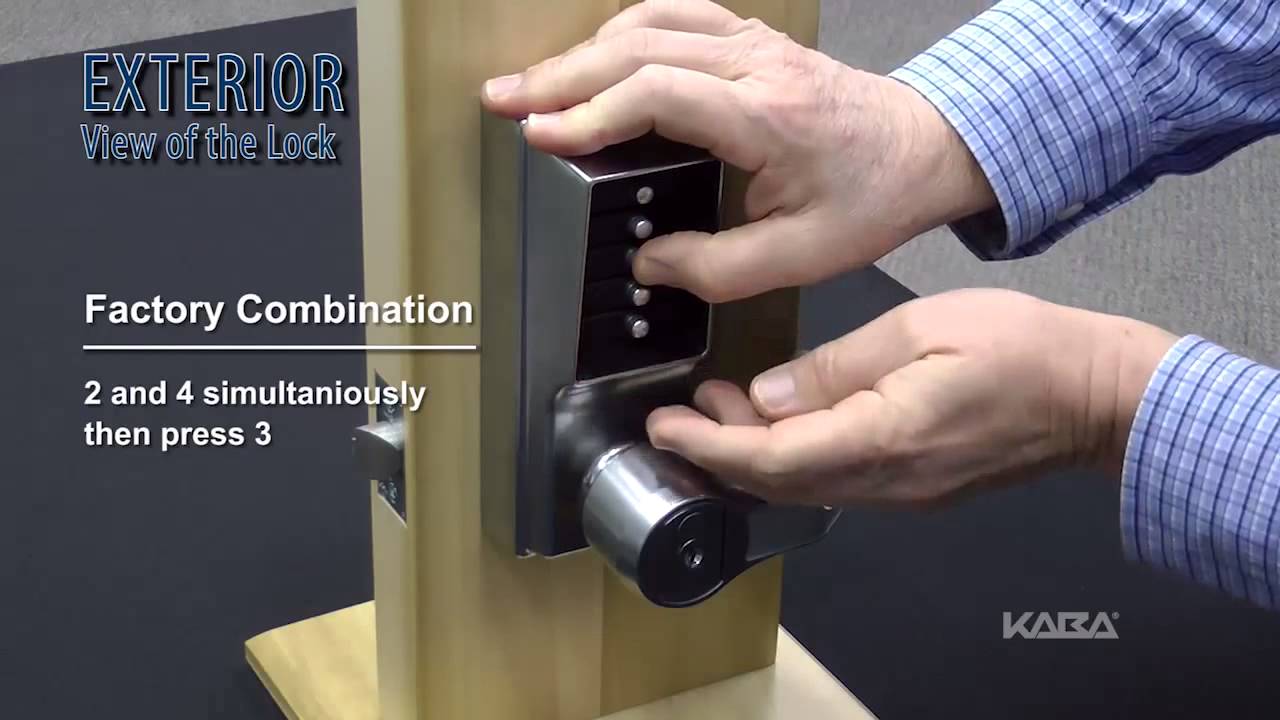 Kaba Simplex 1000   L1000   How to Change the Combination