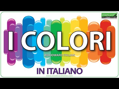 I colori in italiano - Colors in Italian - Learn Italian colors vocabulary