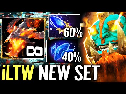 🔥 iLTW Huskar IMMORTAL SET New Carry — Aghanim + Shard 100% Slow IMBA Burning Spear Dota 2 Pro