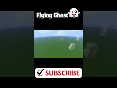 Minecraft Scary Build! (Flying Ghost👻🙊) #shorts