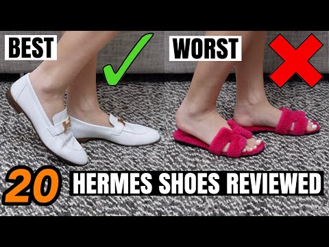 BEST & WORST Hermes Shoes to Buy! REVIEWING My Entire Collection - 20 Pairs! Hermes Orans vs Oasis