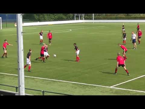 Isaiah Ahmed bekerwedstrijd UVV JO15-2 - AFC Quick 1890 JO15-1 1ste helft deel 1
