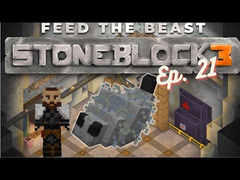 Stoneblock 3 Minecraft Ep. 21 - Mother Silverfish and Gaia Fail!