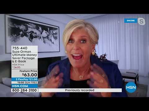 HSN | Suze Orman Financial Solutions for You 07.05.2022 - 06 AM
