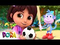 Dora And Boots Play Soccer Baseball More Sports ️ 10 Minutes Nick Jr