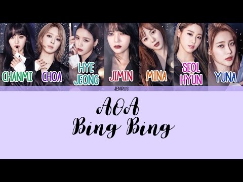 AOA - Bing Bing (빙빙) [Han/Rom/Eng] Picture + Color Coded Lyrics