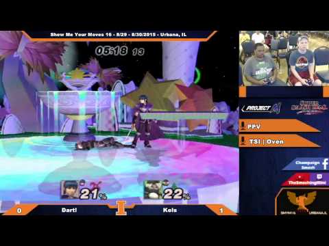 [SMYM16] Dart! (Marth) vs Kels (Sheik) PM 3.6 Losers Quarters