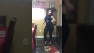 Pretty woman dancing