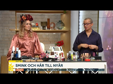 Smink och hår till nyår: ”Tänk på helheten” - Nyhetsmorgon (TV4)