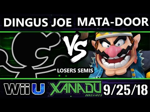 S@X 269 Smash 4 -  Mata-Door (Wario) Vs.  Dingus Joe (Game and Watch) Wii U Losers Semis