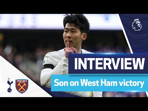Heung-Min Son on a massive win against West Ham! | INTERVIEW