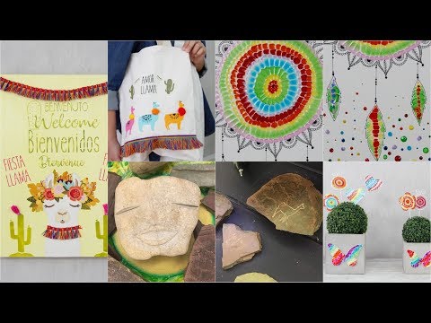 ManosalaObraTv 2018 Programa 95  Fiesta Llama - Efecto Mosaico - Tallar Piedras