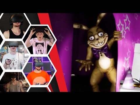 Let's Players Reaction To The Bad Ending Of FNAF VR Help Wanted