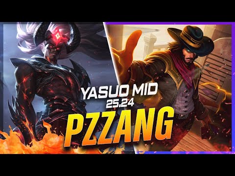 PZ ZZANG - Yasuo vs Twisted Fate MID Patch 25.24 - Challenger Yasuo Gameplay