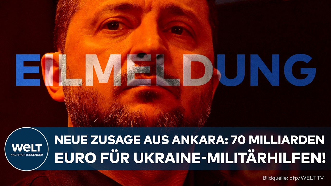 PUTINS KRIEG: NATO garantiert Ukraine 70 Milliarden Euro jährlich bis 2027 | EILMELDUNG