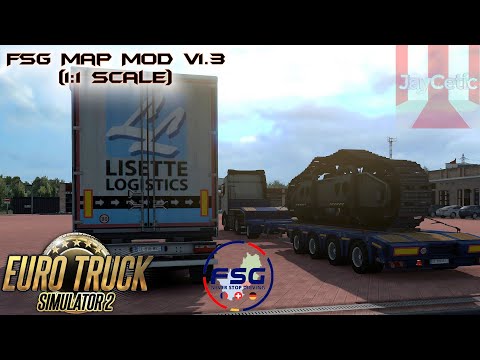 ETS2 - FSG Map Mod v1.3 (France Switzerland Germany 1:1 Map Mod) - Twitch VOD (December 30th, 2020)