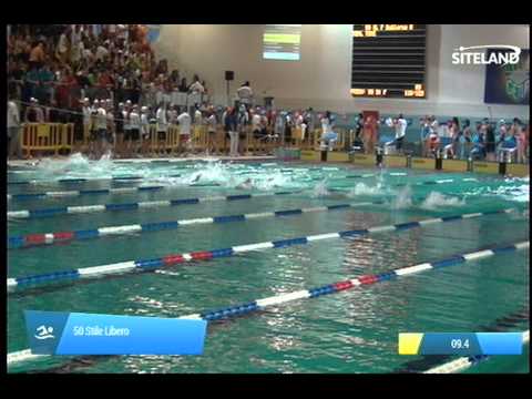 Serie 8 dei 50 Stile Libero  Assoluti Femmine Master - Campionati Regionali Masters 2014 di Veneto