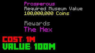 How To Unlock The Hex for 1 Million Coins - Hypixel Skyblock Museum Value